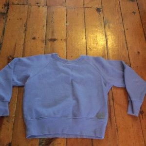 Faded blue sweatshirt